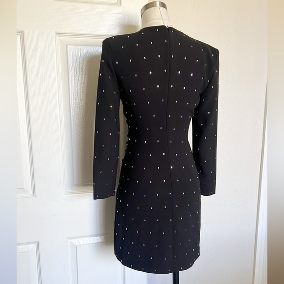 A.L.C. Lana Studded Long-Sleeve Mini Dress - Picture 8 of 12